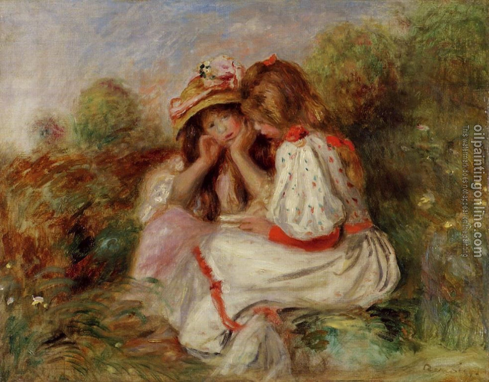 Renoir, Pierre Auguste - Two Little Girls